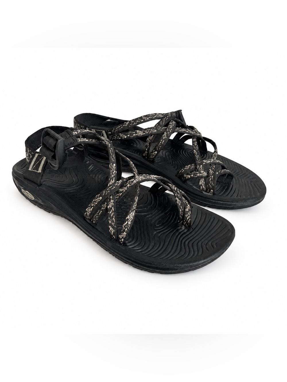 Chaco Women’s Size 10 Black Strappy Sport Sandals Adjustable Outdoor Hiking